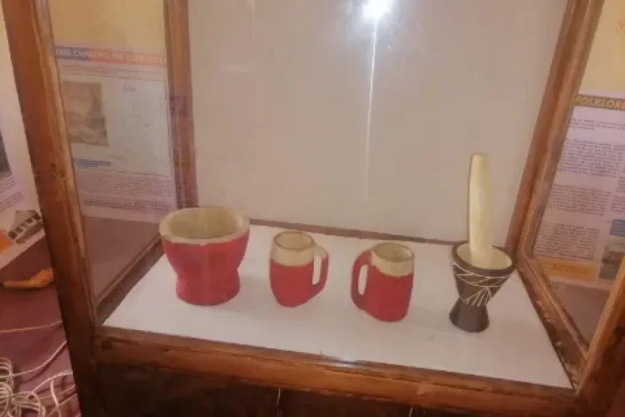 Traditional artifacts on display at Ngao Museum